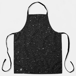 Tablier Parties scintillant noire brillante