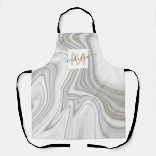 Tablier Parties scintillant or tendance brillant nom en ma