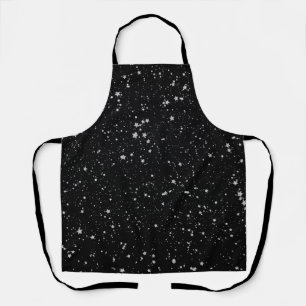 Tablier Parties scintillant Stars2 - Noir argenté