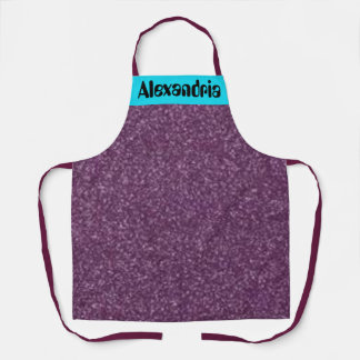 Tablier Parties scintillant violette Look Filles Turquoise