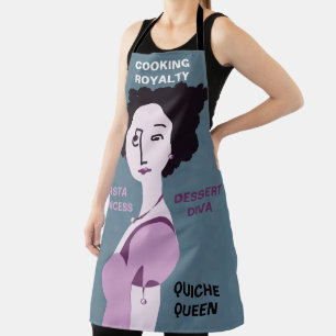 Tablier Pasta Princess Dessert Diva Quiche Queen