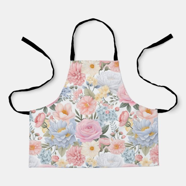 Tablier Pastel Floral Medley Motif (Recto)
