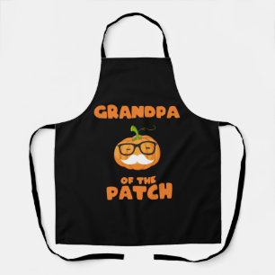 Tablier patch citrouille grand-père-halloween