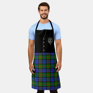 Tablier Paterson Clan Badge & Tartan Kilt Apron
