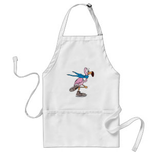 Tablier patinage sur glace flamingo rose