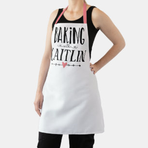 Tablier pâtisserie personnalisée avec cadeau de nom pour