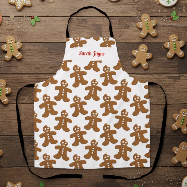 Tablier Pattern (Perfect to wear whilst you're baking Christmas Cookies! Just add your name)