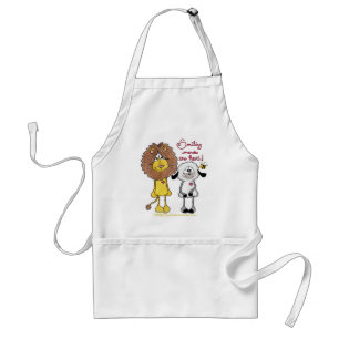 Tablier Pattes cardiaques Lion et Lamb