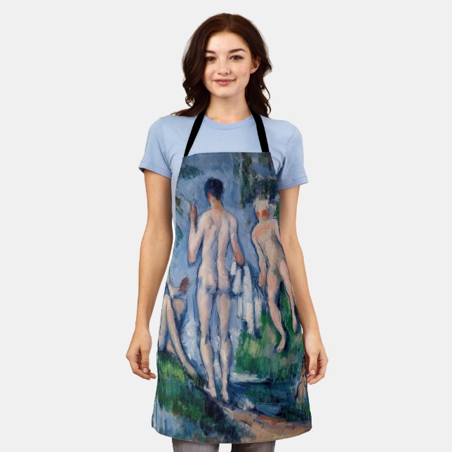 Tablier Paul Cezanne - Groupe des Bathères (Porté)