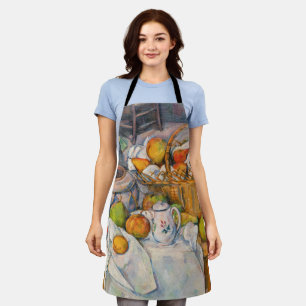 Tablier Paul Cezanne - La vie morte avec panier