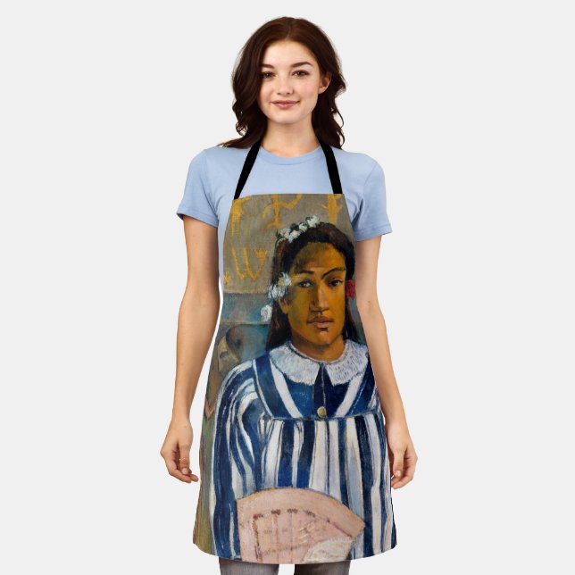 Tablier Paul Gauguin - Les ancêtres de Tehamana (Porté)