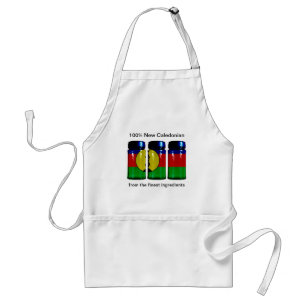 Tablier Pavillon de Nouvelle-Calédonie Pots d'épices Apron