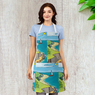 Tablier Paysage de la voile
