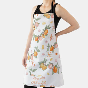 Tablier Peach et Apricot personnalisés