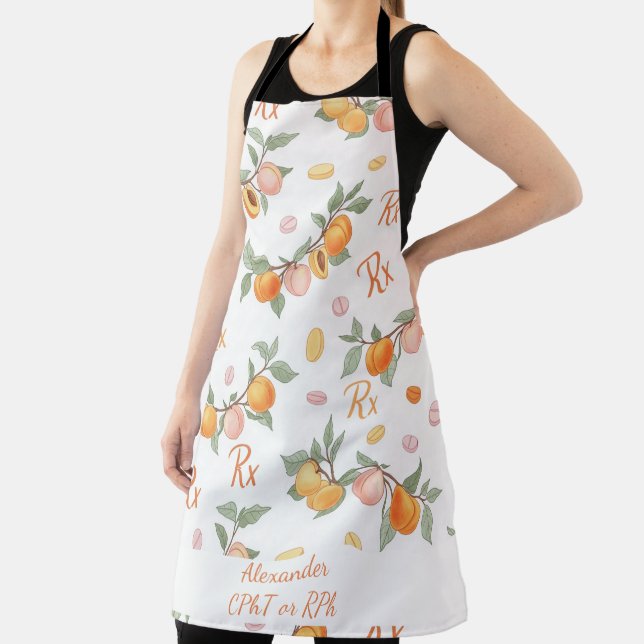 Tablier Peach et Apricot personnalisés (Insitu)