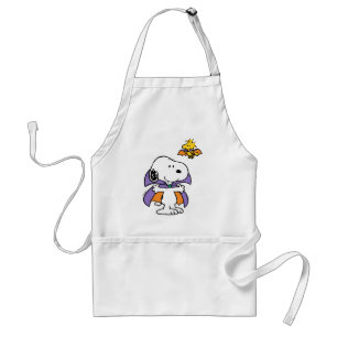 Tablier Peanuts Snoopy Woodstock Vampire Halloween
