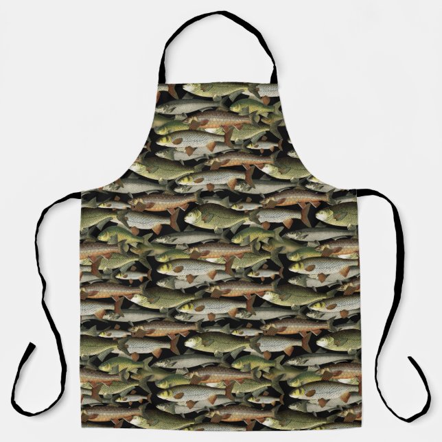 Tablier Pêcheur Imaginaire Pêcheur pêcheur dans la cuisine (Recto)