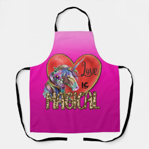 Tablier Peggy Ann Rose Love Est Magique Cuisine Apron