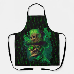 Tablier Peggy Ann sur Skeleton St Patrick's Apron
