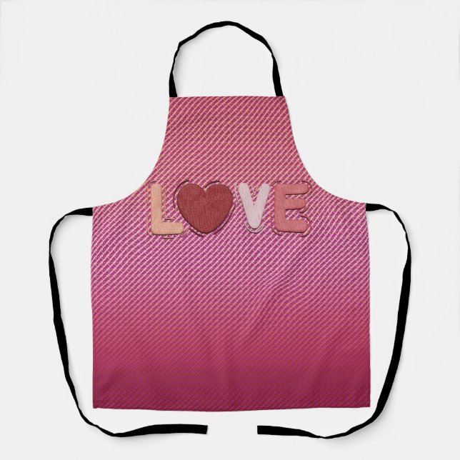 Tablier Peggy Ann Tout Sur Pink Gradt Apron (Recto)