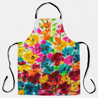 Tablier peindre peinture fleurs texture, peindre fl brilla