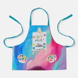 Tablier Peinture Art Artiste Peinture Anniversaire Thème
