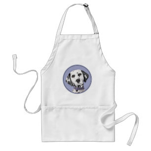 Tablier Peinture Dalmatienne - Cute Original Chien Art