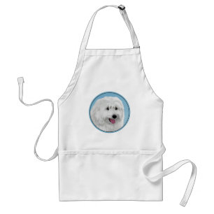 Tablier Peinture de chien des lowland polonais - Art du ch