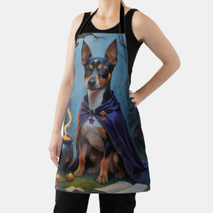 Tablier Peinture de Halloween fantaisiste de chien Affenpi
