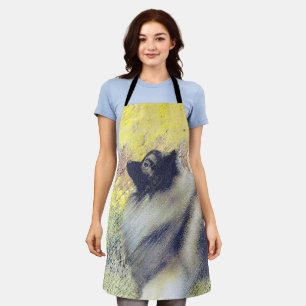 Tablier Peinture de Keeshond Aspen - Art original mignon d