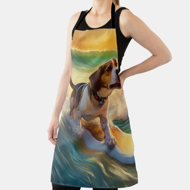 Tablier Peinture de surf de la plage Beagle (Insitu)