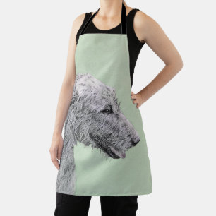Tablier Peinture de Wolfhound irlandais - Joli art origina