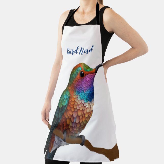 Tablier Peinture des colibris de Vibrant Allen (Insitu)