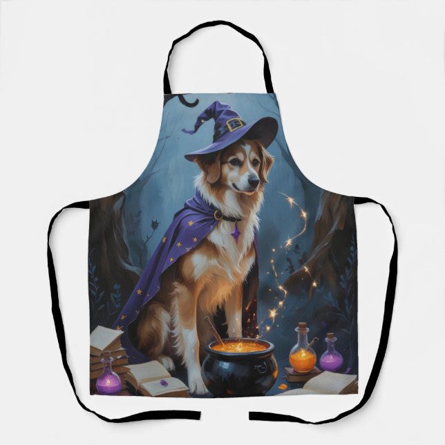 Tablier Peinture d'Halloween fantaisiste (Recto)