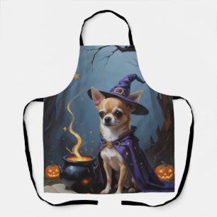 Tablier Peinture fantaisiste d'Halloween de chien Chihuahu