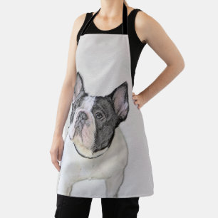 Tablier Peinture française de Bulldog (Pied de broche) - A
