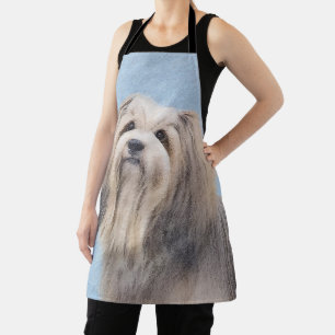 Tablier Peinture Havanaise (Argent) - Cute Original Chien 