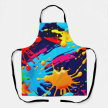 Peinture néon vivante dans l'expression fluide