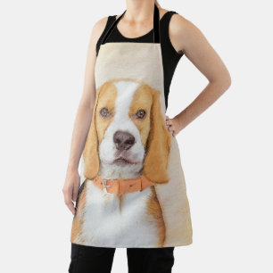 Tablier Peinture originale de chien de chasse Beagle - Art
