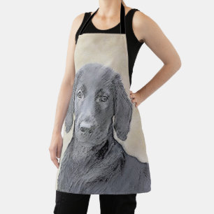 Tablier Peinture Retriever à revêtement plat - Art Chien o