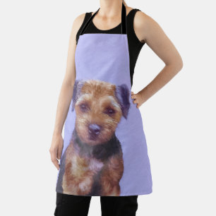 Tablier Peinture sur la frontière de Terrier - jolie art o