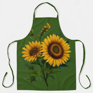 Tablier Peinture Tournesol N'importe quel Arrière - plan d