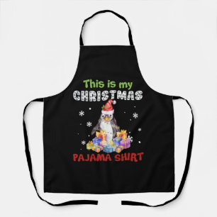 Tablier Penguin Voici Ma Chemise De Pyjama De Noël