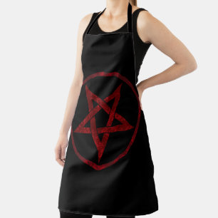 Tablier Pentagramme du Diable Rouge