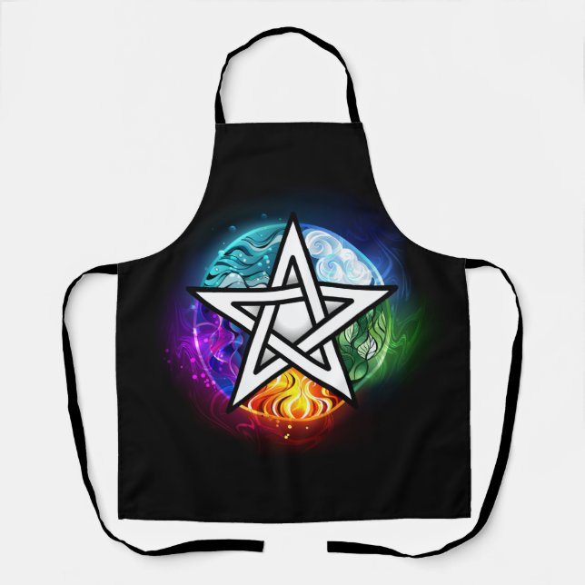 Tablier pentagramme du Wiccan (Recto)