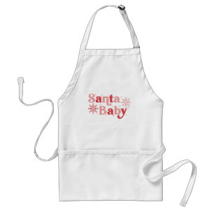 Tablier Père Noël Baby - Fun Holiday Typography Design