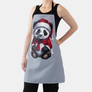 Tablier Père Noël Baby Panda Noël