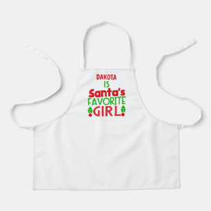 Tablier Père Noël Favorite Fille Noël