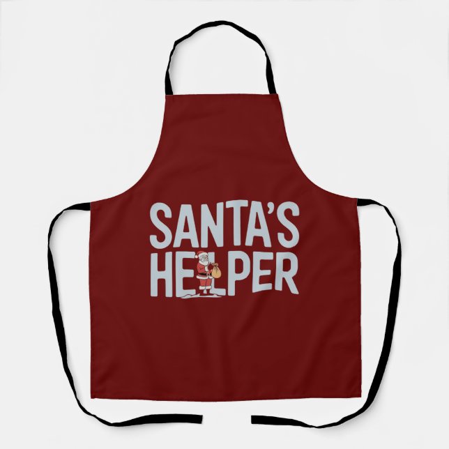 Tablier Père Noël Helper Christmas (Recto)