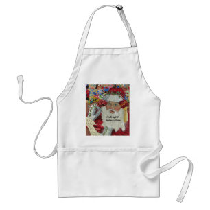 Tablier Père Noël Nom Personnalisé Noël 20XX